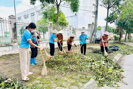 Gia Lâm: Tổng vệ sinh các trường học, khu dân cư