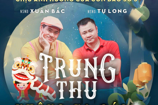 Xuân Bắc, Tự Long biểu diễn chương trình Trung thu hướng về đồng bào vùng lũ