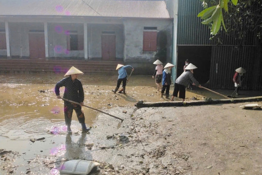 Huyện Sóc Sơn: Nước rút đến đâu, dọn vệ sinh môi trường đến đó