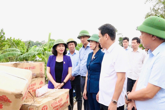 Kịp thời ứng phó với mưa lũ, bảo đảm an toàn cao nhất cho nhân dân Mỹ Đức