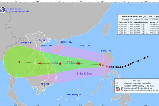 Giám đốc Trung tâm Dự báo KTTV quốc gia cảnh báo bão số 4 áp sát Quảng Bình, Quảng Trị