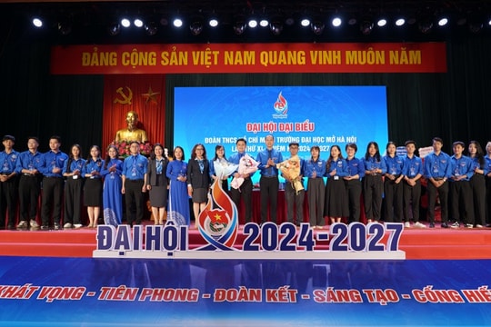 Trường Đại học Mở Hà Nội: Anh Thiều Cẩm Sơn là tân Bí thư Đoàn trường