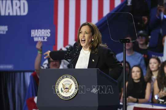 Buổi vận động tranh cử đặc biệt của bà Kamala Harris