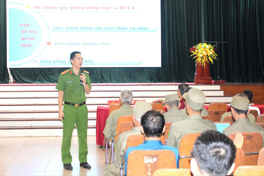 Quận Hai Bà Trưng thành lập 461 mô hình Tổ liên gia an toàn phòng cháy, chữa cháy