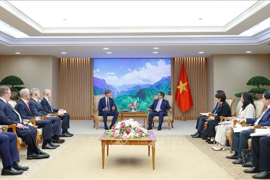 Thủ tướng Phạm Minh Chính tiếp Chủ tịch Tập đoàn A.P.Moller Holding, Đan Mạch