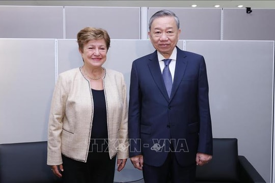 Tổng Bí thư, Chủ tịch nước Tô Lâm tiếp Tổng Giám đốc IMF