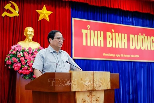 Thủ tướng Phạm Minh Chính: Xây dựng Bình Dương trở thành thành phố thông minh trực thuộc Trung ương