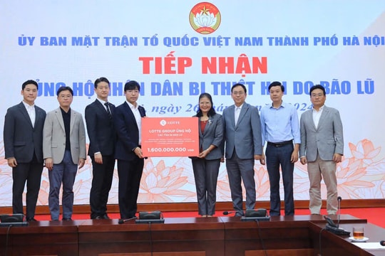 Hà Nội: Tiếp nhận thêm hơn 2,4 tỷ đồng hỗ trợ nhân dân bị thiệt hại do bão lũ