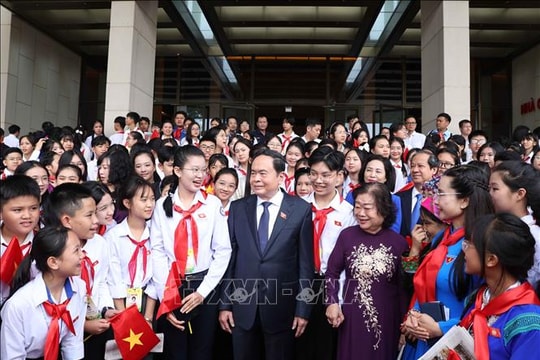 Chủ tịch Quốc hội Trần Thanh Mẫn dự Phiên họp giả định “Quốc hội trẻ em” lần thứ hai