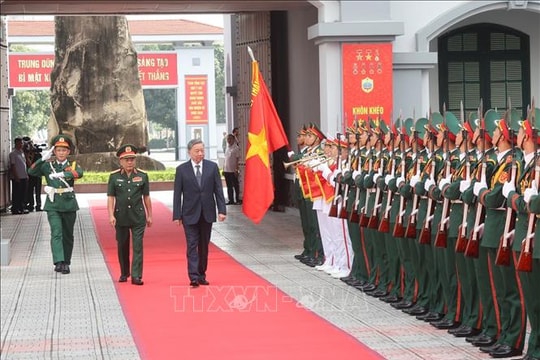 Tổng Bí thư, Chủ tịch nước Tô Lâm thăm và làm việc với Tổng cục II, Bộ Quốc phòng