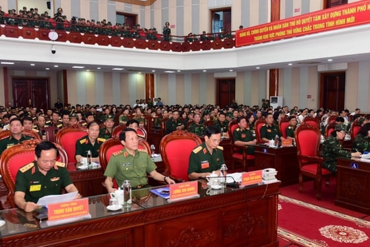 Diễn tập khu vực phòng thủ thành phố Hà Nội năm 2024: Nâng cao thế trận quốc phòng toàn dân