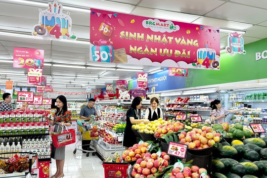 BRGMart tưng bừng khuyến mại mừng “Sinh nhật vàng, ngàn ưu đãi”