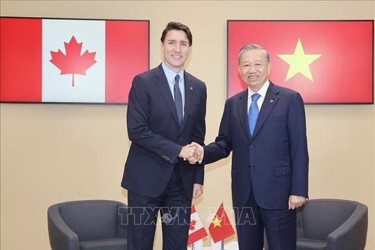 Tổng Bí thư, Chủ tịch nước Tô Lâm gặp các Thủ tướng Canada và Bỉ