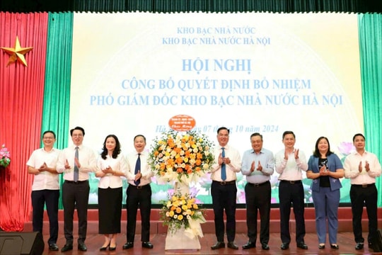 Bổ nhiệm 2 Phó Giám đốc Kho bạc Nhà nước Hà Nội