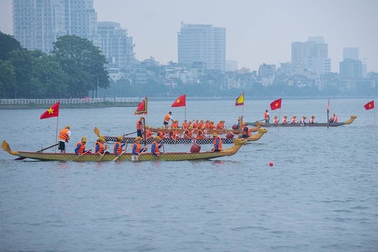 Giải Bơi chải Thuyền rồng Hà Nội mở rộng năm 2024 quy mô nhất từ trước tới nay