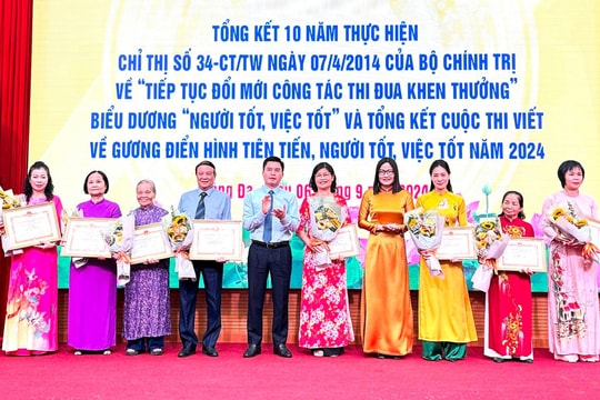 Hôm nay (8-10), Hà Nội biểu dương điển hình tiên tiến, người tốt, việc tốt; vinh danh “Công dân Thủ đô ưu tú” năm 2024