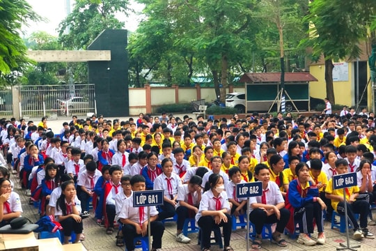 Trường THCS Văn Yên tổ chức phát động Tuần lễ hưởng ứng học tập suốt đời năm 2024