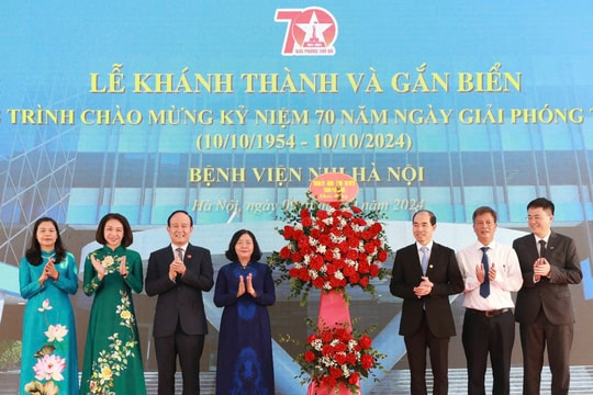 Khánh thành Bệnh viện Nhi Hà Nội