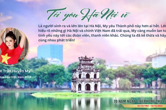 Sôi nổi trào lưu gửi thông điệp "Tôi yêu Hà Nội vì..."