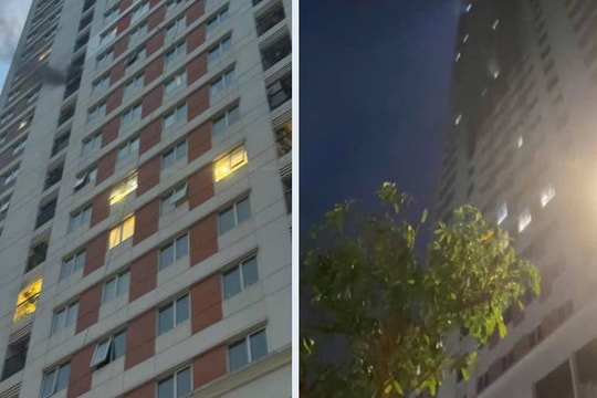 Hệ thống chữa cháy tự động dập tắt đám cháy tầng 14