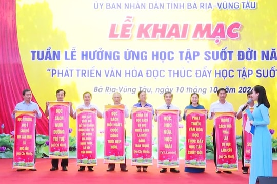 Tỉnh Bà Rịa - Vũng Tàu khai mạc Tuần lễ hưởng ứng học tập suốt đời năm 2024