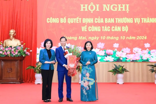 Chuẩn y đồng chí Nguyễn Đức Dũng là Phó Bí thư Quận ủy, Chủ tịch HĐND quận Hoàng Mai