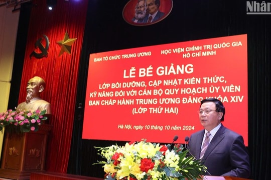 Giám đốc Học viện Chính trị quốc gia Hồ Chí Minh: Cán bộ quy hoạch Ủy viên Trung ương Đảng cần gương mẫu, không ngại khó khăn, thử thách