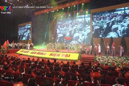 Tổ chức trọng thể Lễ kỷ niệm 70 năm Ngày Giải phóng Thủ đô