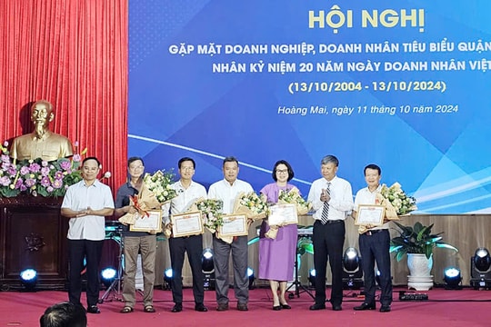 Quận Hoàng Mai tri ân cộng đồng doanh nghiệp, doanh nhân