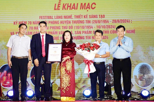 Khai mạc Festival làng nghề, thiết kế sáng tạo tại huyện Thường Tín