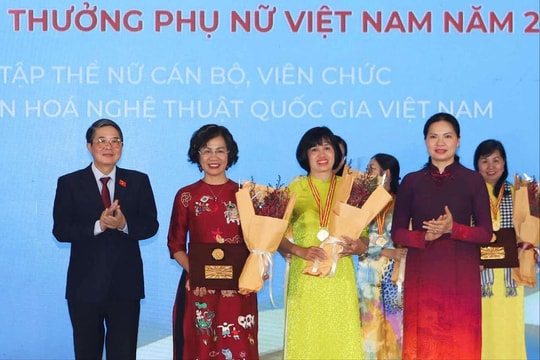 Trao Giải thưởng Phụ nữ Việt Nam năm 2024 cho 15 tập thể, cá nhân