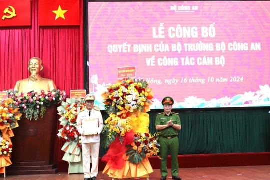 Đại tá Hồ Song Ân làm Giám đốc Công an tỉnh Đắk Nông