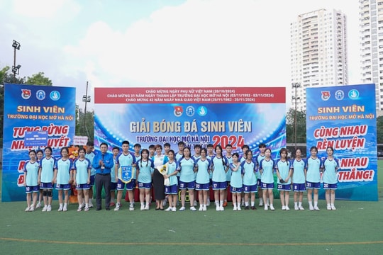 Trường Đại học Mở Hà Nội: 400 cầu thủ khai mạc mùa Giải bóng đá sinh viên lần thứ IX