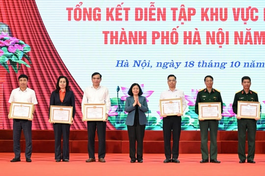 Diễn tập khu vực phòng thủ Hà Nội năm 2024 tạo ra thế và lực mới