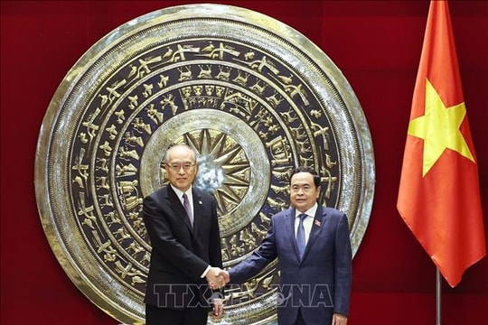 Chủ tịch Quốc hội Trần Thanh Mẫn tiếp Chánh án Tòa án nhân dân tối cao Trung Quốc