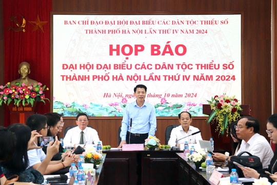 Đại hội đại biểu các dân tộc thiểu số thành phố Hà Nội diễn ra ngày 4-11