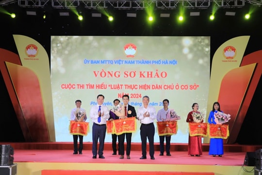 Hà Nội Sơ khảo cuộc thi tìm hiểu Luật Thực hiện dân chủ ở cơ sở