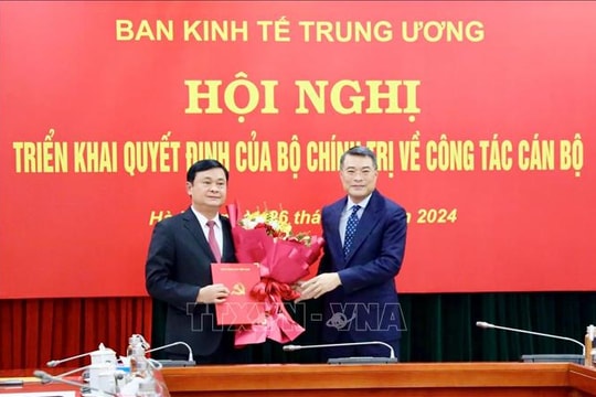 Đồng chí Thái Thanh Quý giữ chức Phó Trưởng ban Kinh tế Trung ương