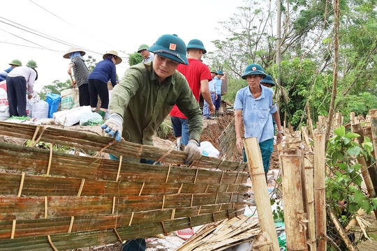 Hà Nội nâng cao năng lực chống lũ cho hệ thống đê điều