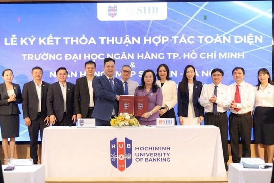 SHB ký kết hợp tác toàn diện với Trường Đại học Ngân hàng thành phố Hồ Chí Minh