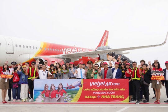 Vietjet khai trương đường bay Daegu - Nha Trang, nối gần hơn hai thiên đường du lịch Việt - Hàn