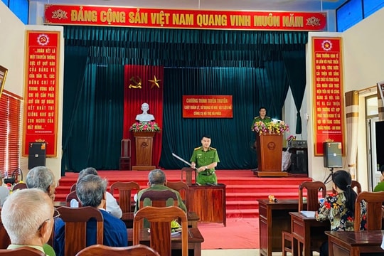 Hà Nội Công an huyện Phú Xuyên tập huấn phòng chống cháy nổ cho người dân