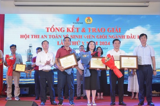 BSR đạt giải Nhì toàn đoàn Hội thi An toàn vệ sinh viên giỏi ngành Dầu khí