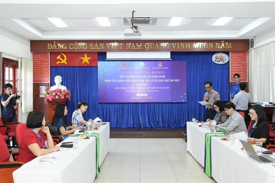 17 công trình dự xét Giải thưởng khoa học công nghệ dành cho giảng viên trẻ