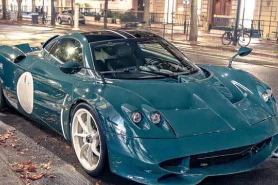 Chiếc Huayra Codalunga do Pagani và Hermes thiết kế lần đầu xuống phố