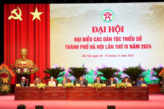 Phiên trọng thể Đại hội đại biểu các dân tộc thiểu số TP Hà Nội lần thứ IV