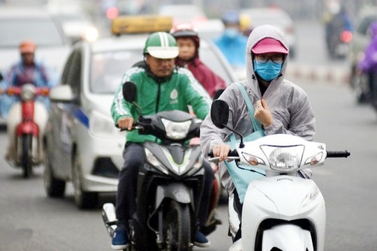 Bắc Bộ và Bắc Trung Bộ có mưa, đêm và sáng trời rét