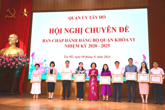 Tạo đột phá, xây dựng quận Tây Hồ thông minh, hiện đại