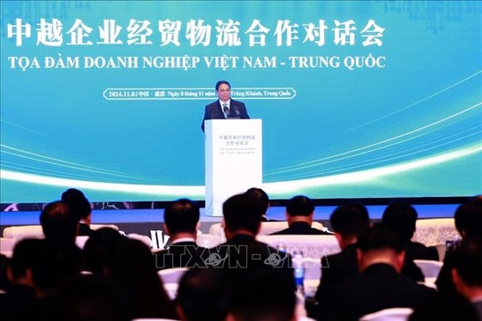 Thủ tướng Phạm Minh Chính dự Tọa đàm doanh nghiệp Việt Nam - Trung Quốc