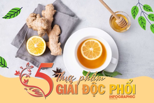 5 thực phẩm quen thuộc giúp giải độc phổi